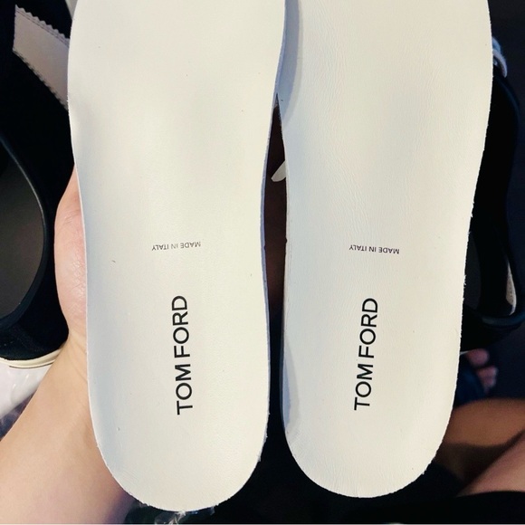 Tom Ford New Warwick Sneakers Sz. 9 Made In Italy + Box, Dust Bags, x laces - Picture 5 of 11